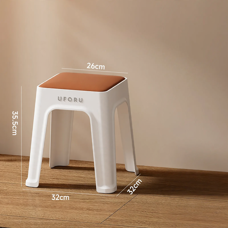 Stackable plastic stool, model DA1408
