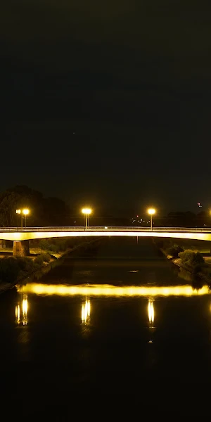 Fernmeldeturm Mannheim At Night 4K Wallpaper Background