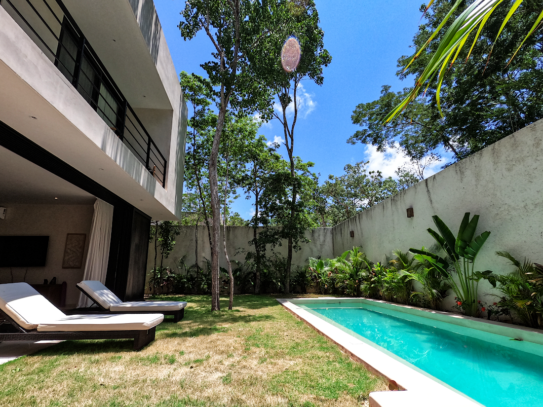 A finished Florafauna villa with private pool and garden