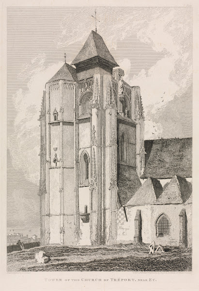 Tower of the Church of Tréport near Eu 1821