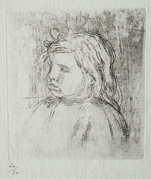 Claude Renoir de trois quarts à gauche 1908