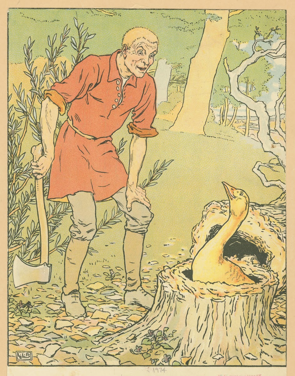 Simpleton discovers the golden goose