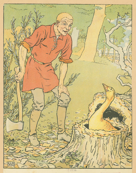 Simpleton discovers the golden goose