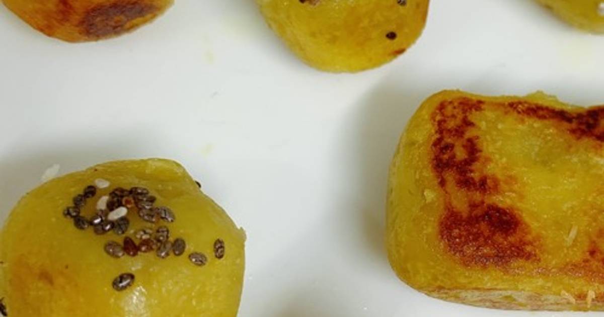 Bánh khoai lang nhân phomai cho bé (bữa phụ)