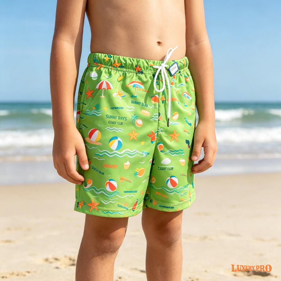 Kids' Beach Shorts - Four-Way Stretch