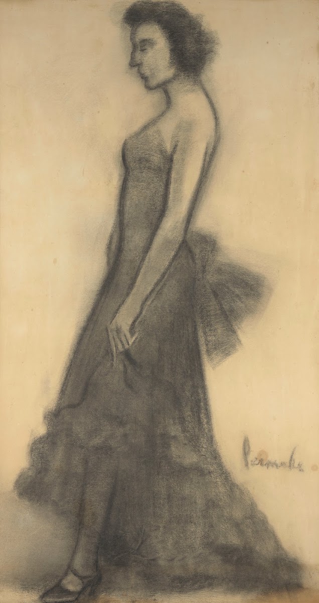 Portret van Mevrouw d Ydewalle 1950