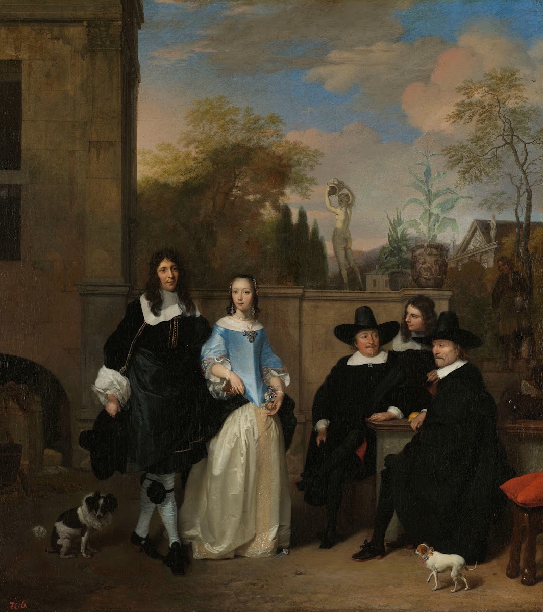 Company in a Garden 1661