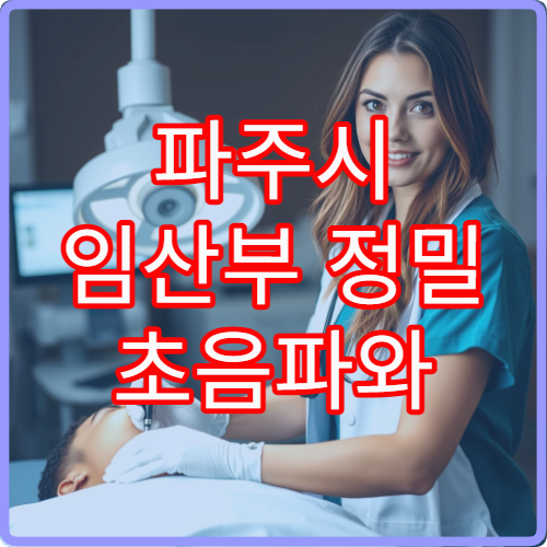 파주시 임산부 정밀 초음파와 산전 검사 가능한 산부인과 병원