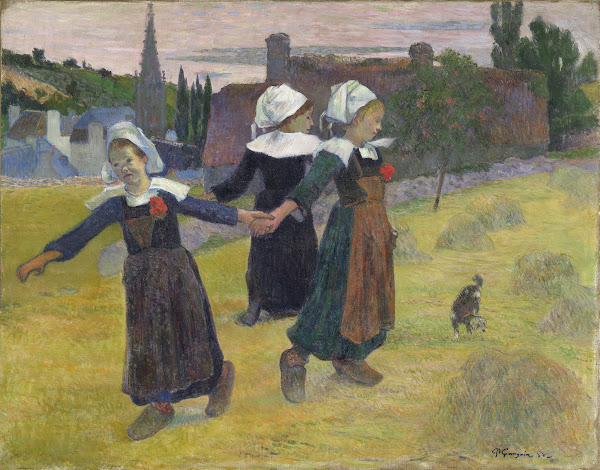 Breton Girls DancingPont Aven 1888