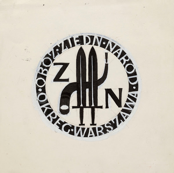 Projekt znaku Obozu Zjednoczenia Narodowego 1937