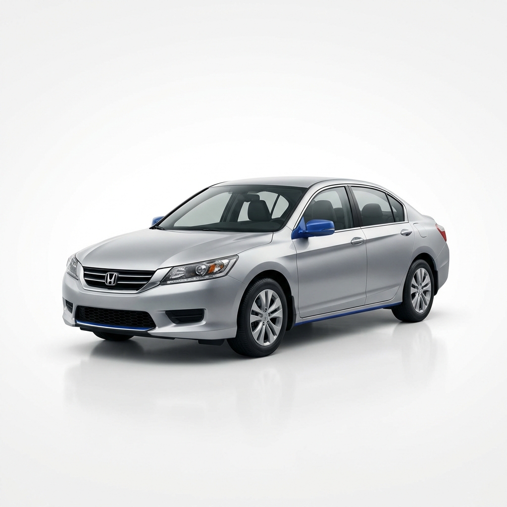 honda accords for sale single Honda Accord on white background with subtle blue brand accents clean minimalist studio shot
