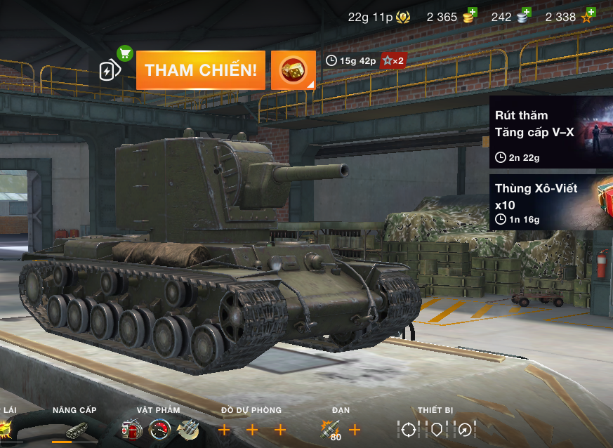 AC Forget, 4000 gold, BÁN ACC World of Tanks Blitz – KV-2 CH...