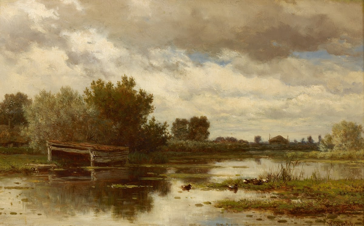 Landschap met moeras 1837