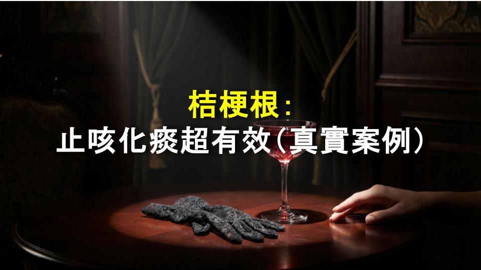 桔梗根：止咳化痰超有效（真實案例）
