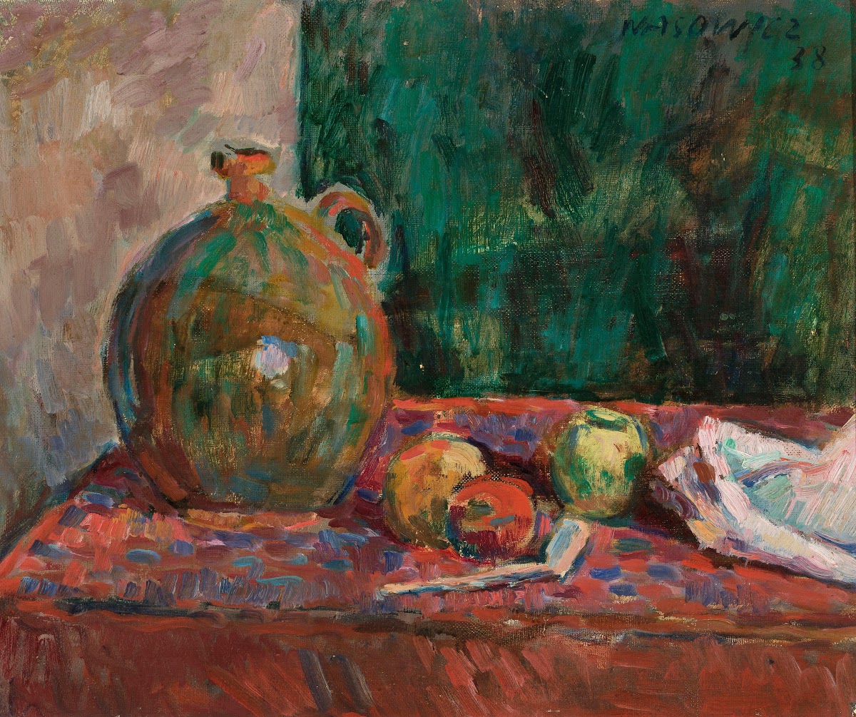 Red green still life 1938