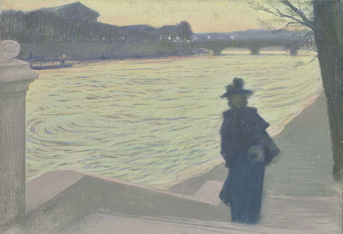 Quais de Seine en nocturne c 1890