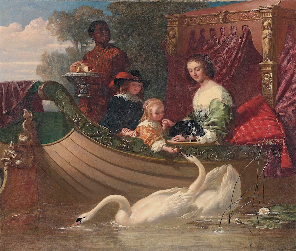 Queen Henrietta Maria and her Children 1852