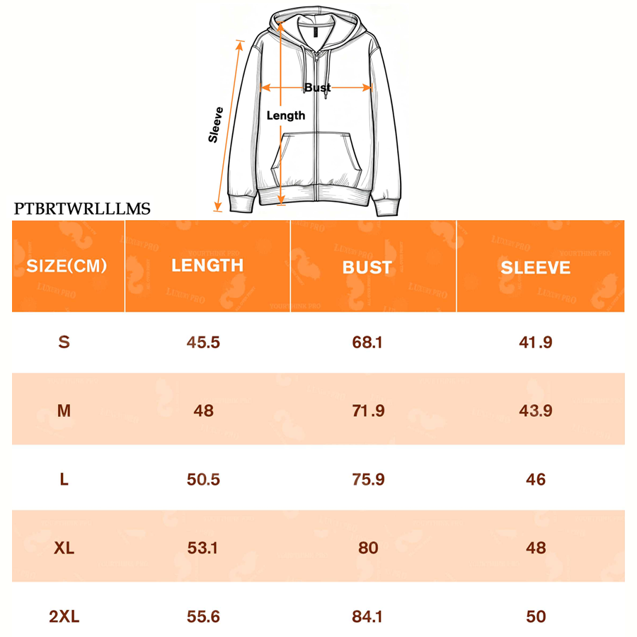 AOP PTB Kids Micro Fleece Zip Up Hoodie
