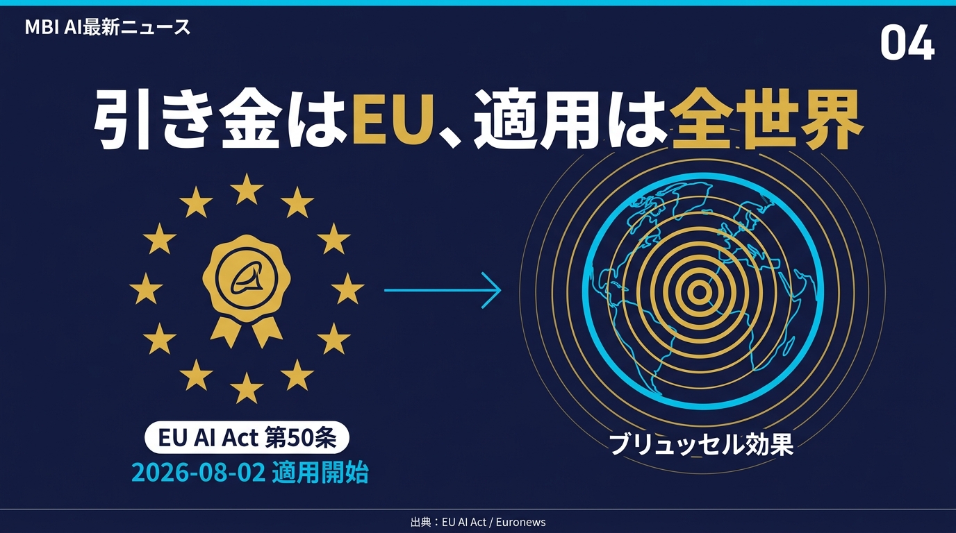 EU AI Act 第50条