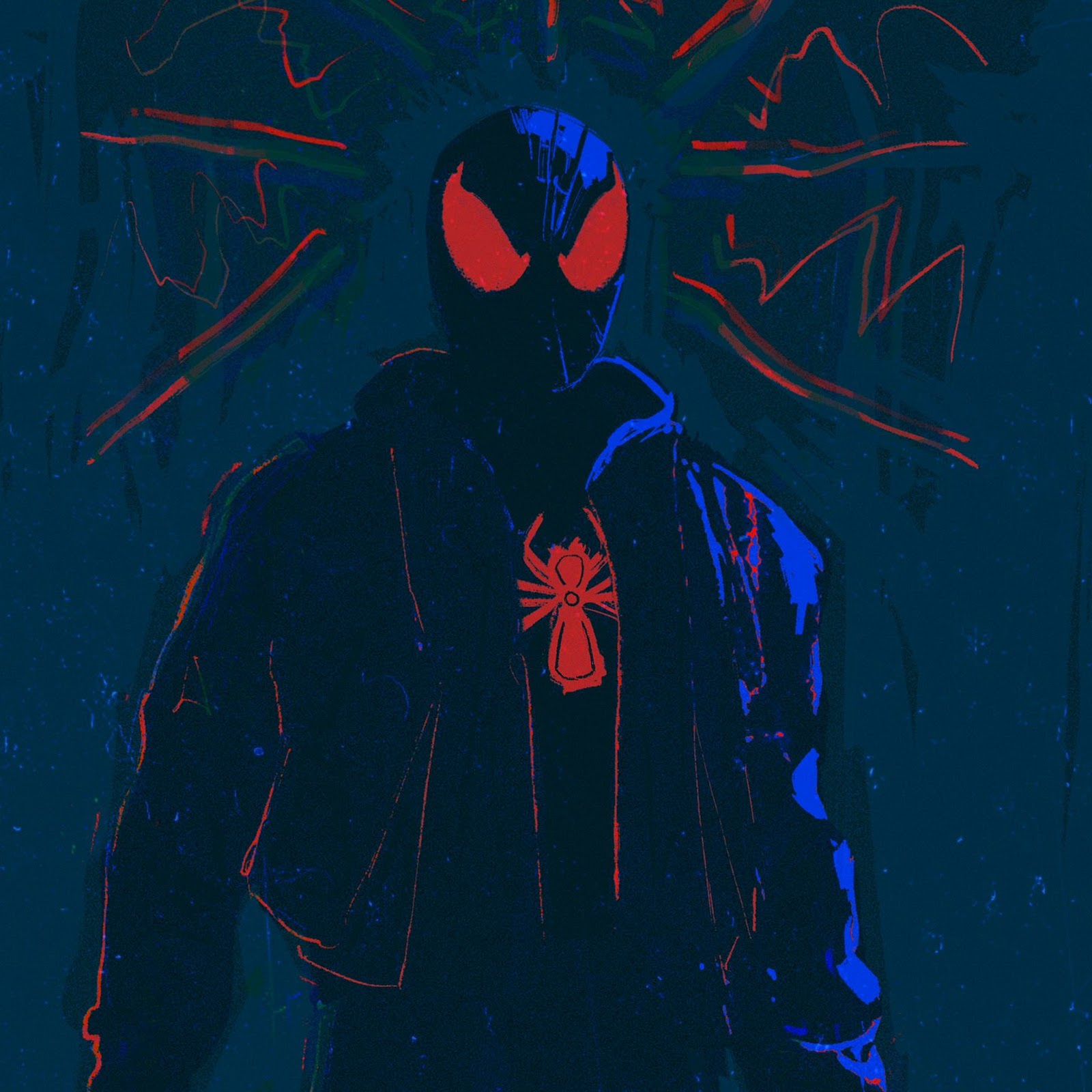 Download Miles Morales, Spider-Verse, Marvel, Superhero Full HD iPhone