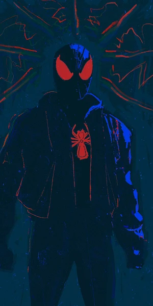 Miles Morales, Spider-Verse, Marvel, Superhero Full HD iPhone Wallpaper Background