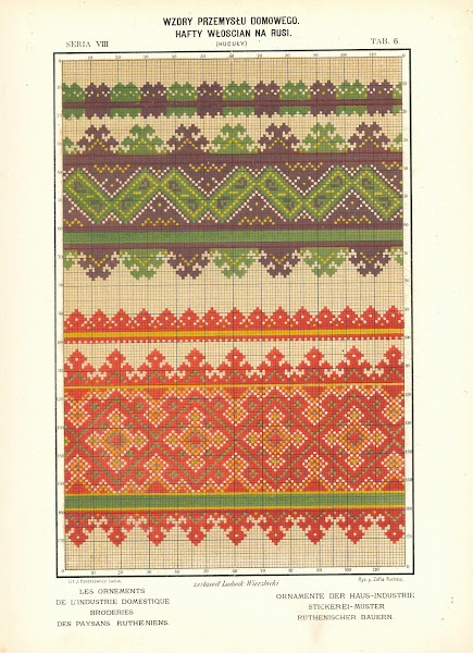 Les ornements de lindustrie domestique  Broderies des paysans Rutheniens vol1 Pl