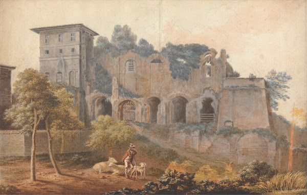 In the Camp Vaccinio at Rome ca 1777