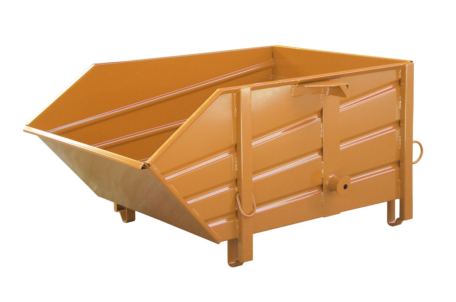 Bouwstofcontainer BBP 100, gelakt, Geeloranje