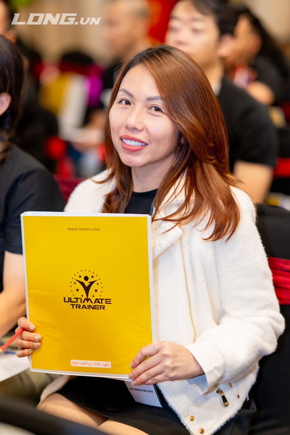 Mai Hoàng Thảo Uyên trong chương trình huấn luyện nhà đào tạo, bước chuẩn bị trở thành diễn giả trực tuyến