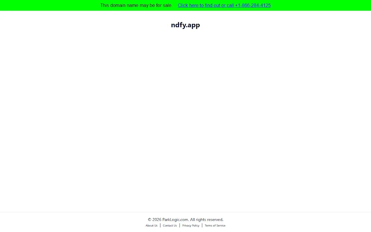 Captura de NDFY.app