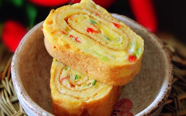 Trứng Cuộn Rau Củ Sặc Sỡ