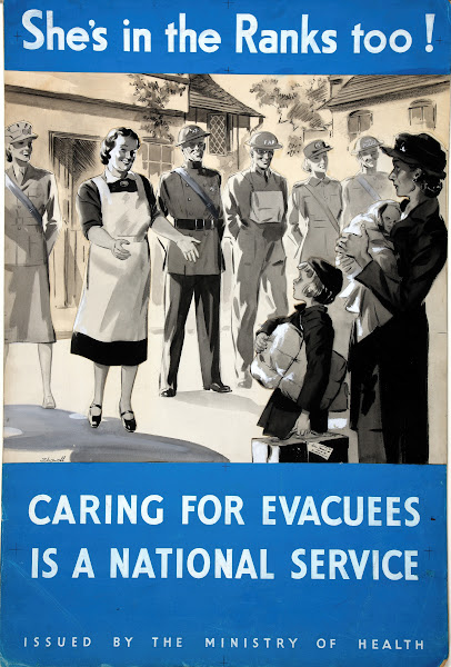 Shes In The Ranks Too Caring For Evacuees Is A National Service Between 1939 And