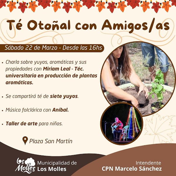 Té Otoñal con Amigos/as