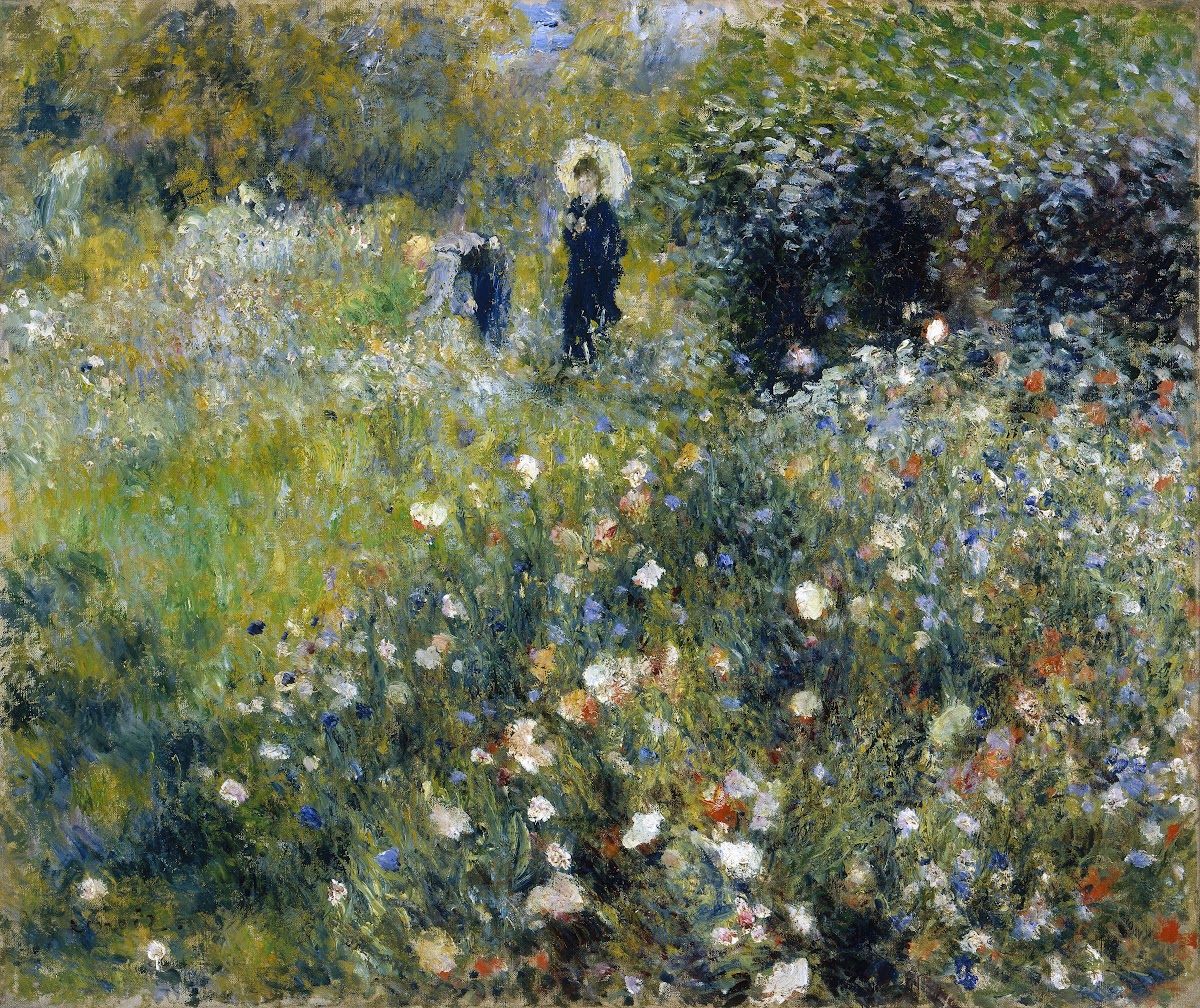 Woman with a Parasol in a Garden 1875