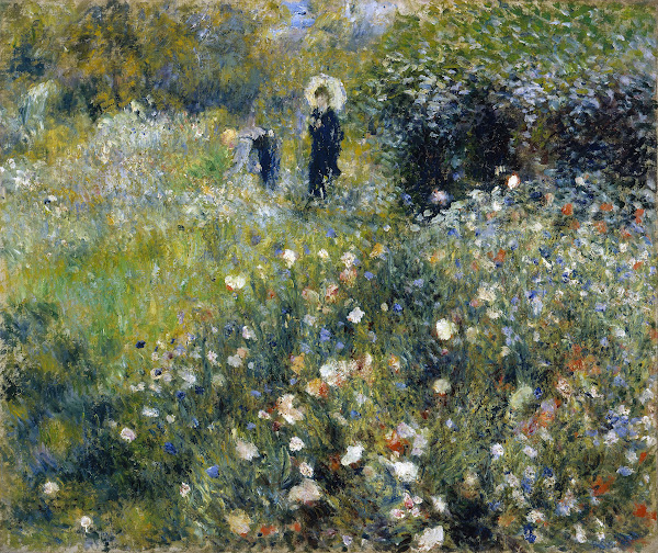 Woman with a Parasol in a Garden 1875