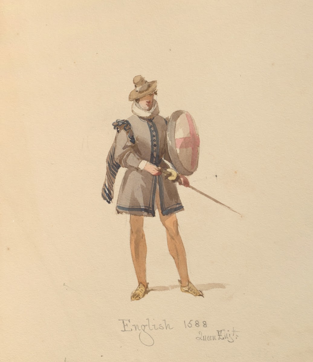 Sketches of costume Pl041 1842
