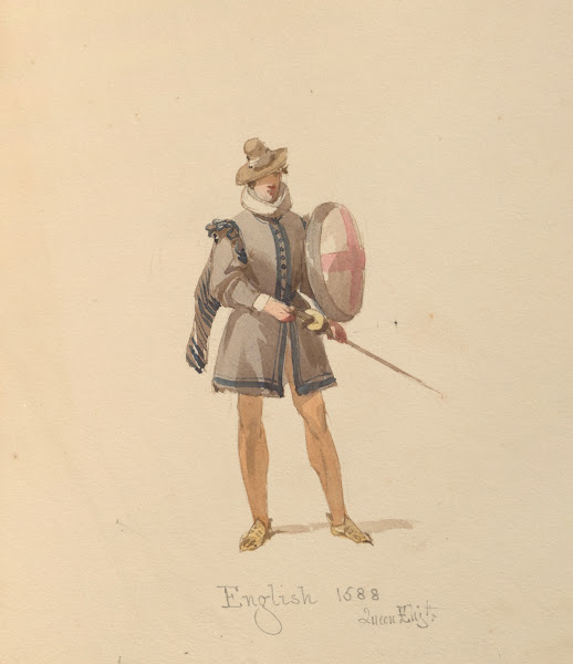 Sketches of costume Pl041 1842