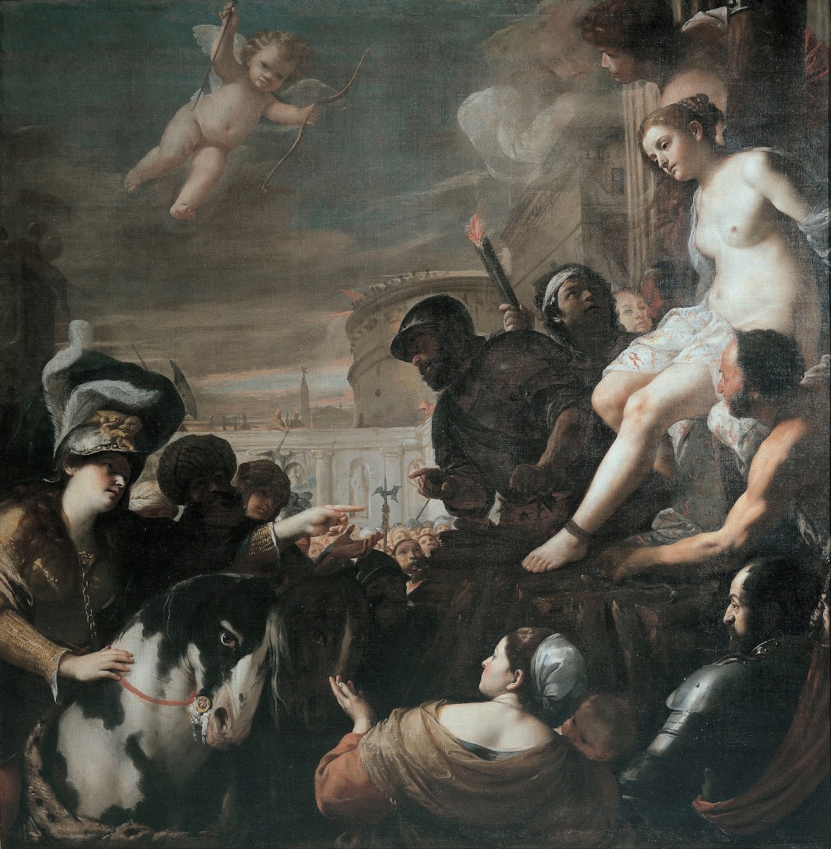 Clorinda rescues Olindo and Sophronia 1646