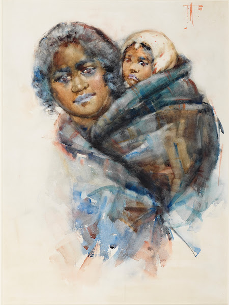 Maori woman and child 1900