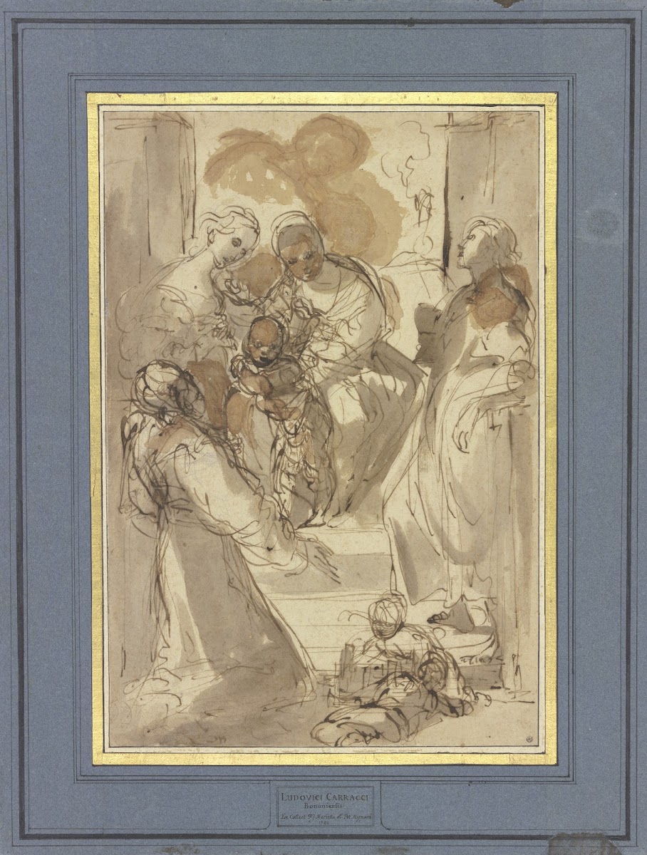 Virgin and Child with Saints Catherine John the Evangelist and Francis