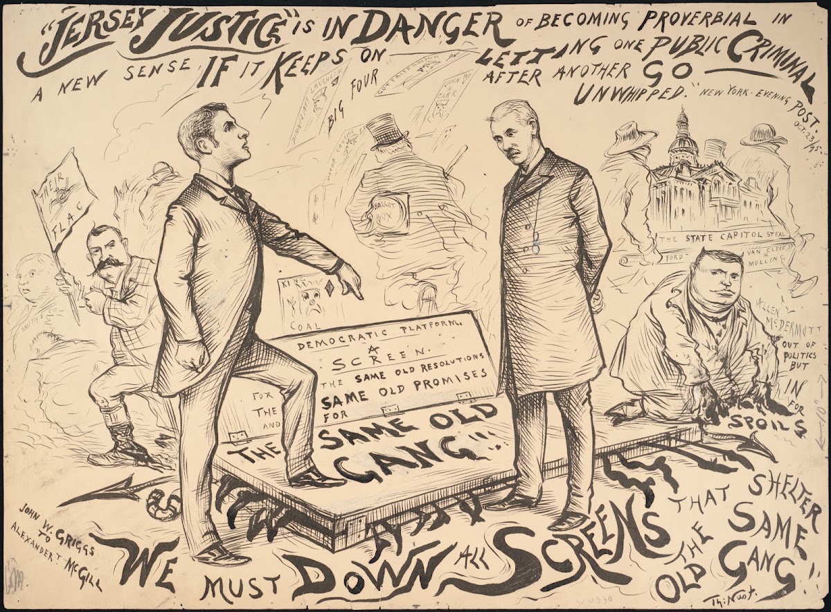 John W Griggs to Alexander T McGill We must down all screens that shelter the sa