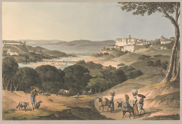 City of Coimbra on the Mondego in 1810 1810