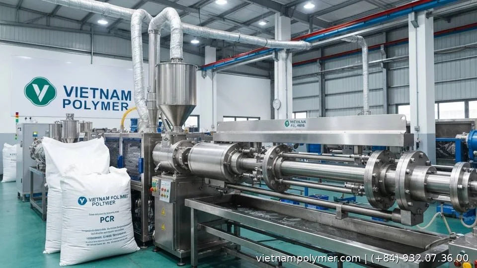 post-consumer recycled PCR plastic - Vietnam Polymer