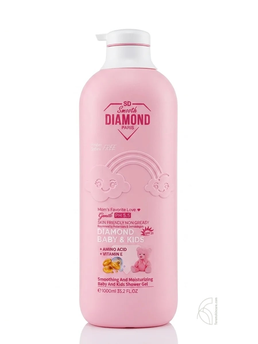 Smooth Diamond Smoothing and Moisturizing Baby and Kids Shower Gel