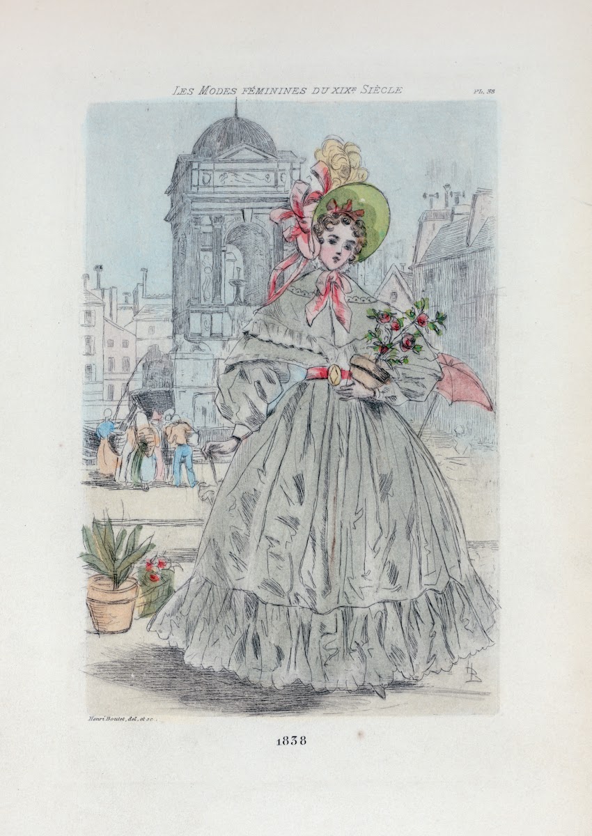 1838 Womens fashion in nineteenth century Paris 1902