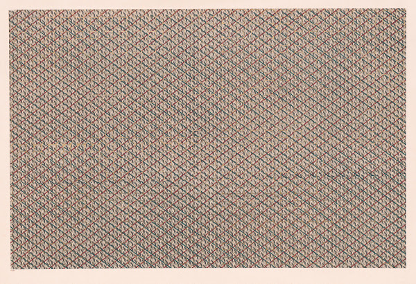 Walzendruckpapier mit Golddruck geometrisches Flächenmuster 1855   1900