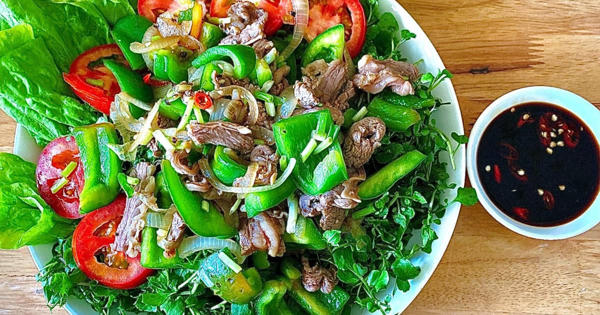 Bò Xào Hành, Ớt chuông
