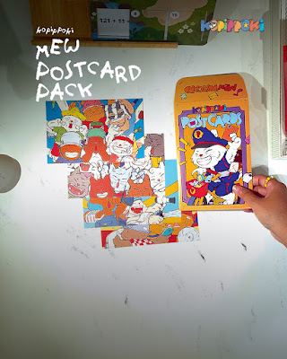 Kopippoki Mew Postcard Pack