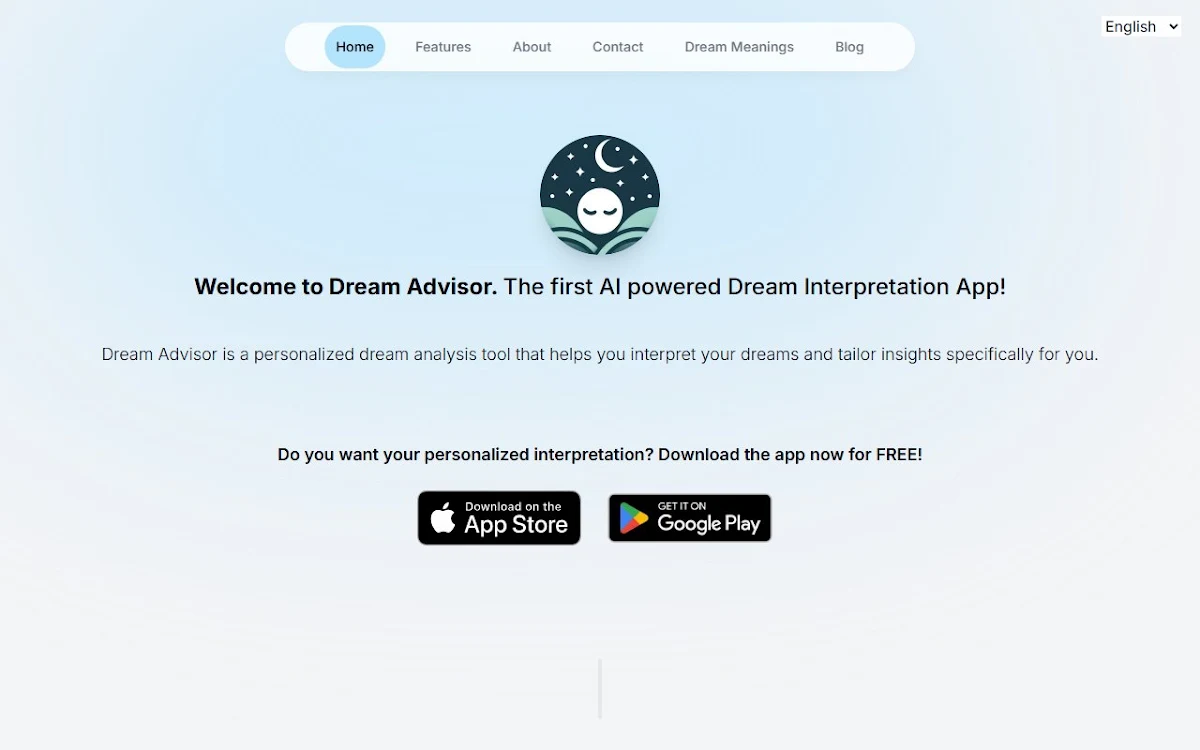Captura de Dream Advisor