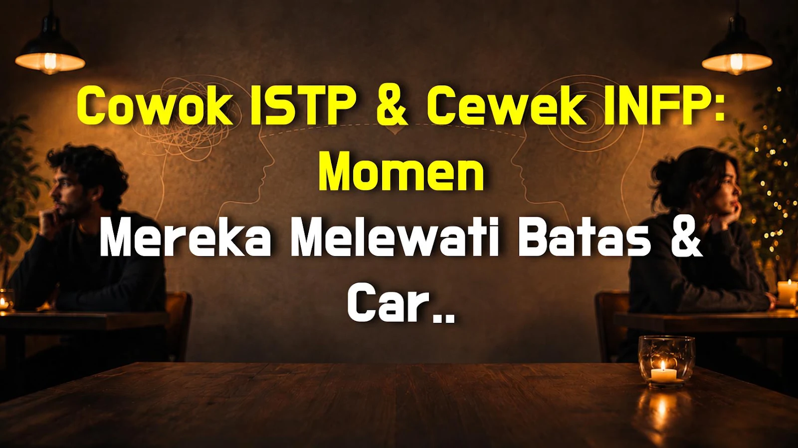 Cowok ISTP & Cewek INFP: Momen Mereka Melewati Batas & Cara Memperbaikinya